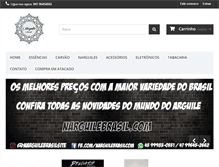 Tablet Screenshot of narguilebrasil.com